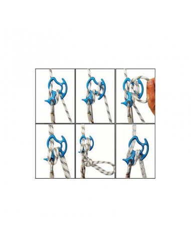 pack oka + hannibal - descensores para barrancos - kong/edelrid