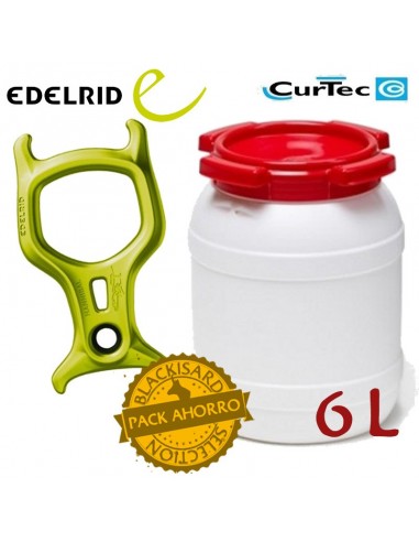 pack hannibal + bidón 6 l - edelrid/curtec