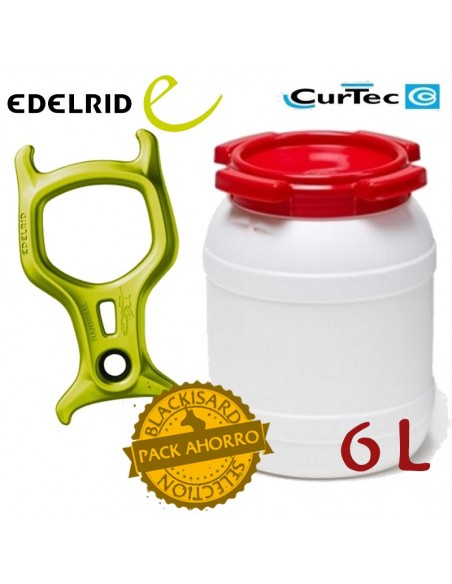 pack hannibal + bidón 6 l - edelrid/curtec