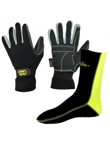 pack canyon gloves + escarpines 5 mm - kong/axe aventures