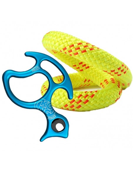 pack oka + cuerda canyon 9,6 mm aquaflex everdry (amarilla) - kong/edelweiss