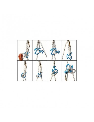 pack oka + cuerda canyon 9,6 mm aquaflex everdry (amarilla) - kong/edelweiss