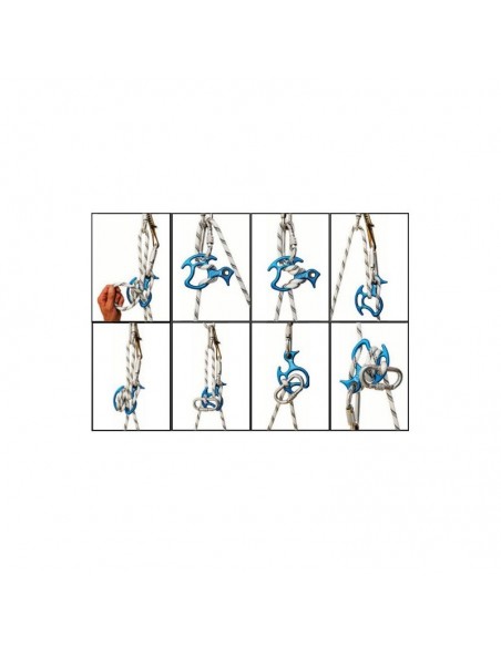 pack oka + cuerda canyon 9,6 mm aquaflex everdry (amarilla) - kong/edelweiss