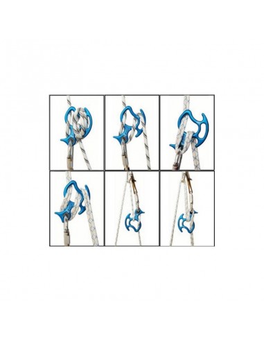 pack oka + cuerda canyon 9,6 mm aquaflex everdry (amarilla) - kong/edelweiss