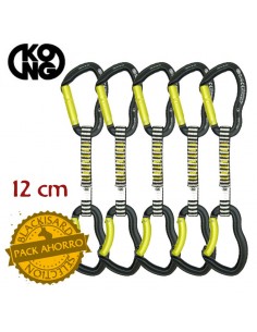 pack 5 ergo expess dyneema 12 cm - cinta express dyneema - kong