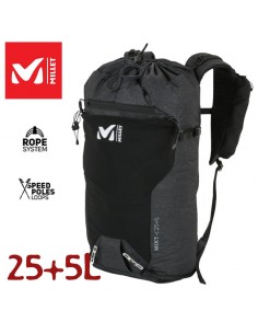 mixt 25+5 (black) - mochila multifuncional 25 l - millet