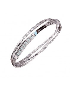 mission light sling 60 cm (white/black) - anillo tubular dyneema 8 mm - blue ice 2