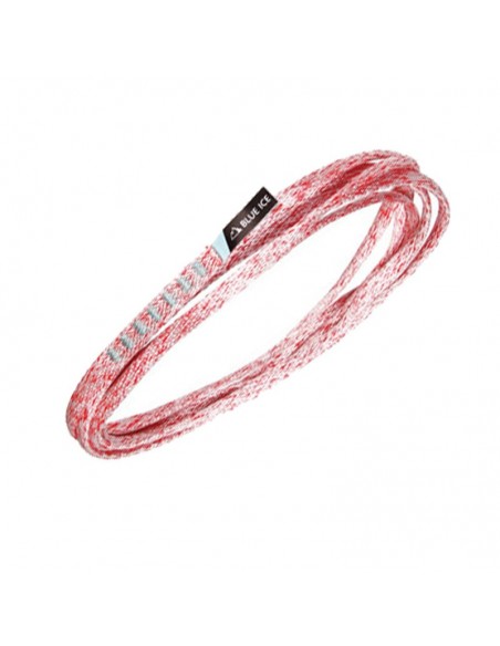 mission light sling 120 cm (white/red) - anillo tubular dyneema 8 mm - blue ice
