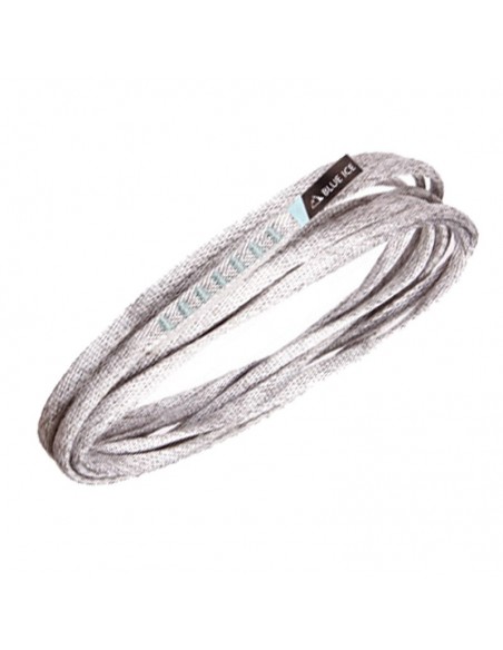 mission light sling 180 cm (white/grey) - anillo tubular dyneema 8 mm - blue ice