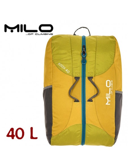 koox 40 l (lime/blue) - bolsa-mochila portamaterial para cuerda - milo