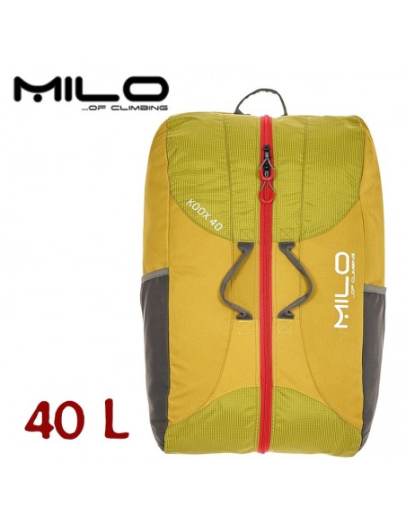 koox 40 l (lime/red) - bolsa-mochila portamaterial para cuerda - milo