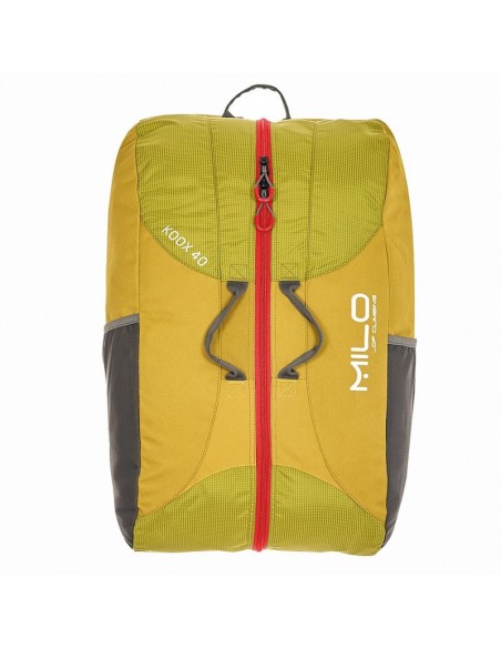 koox 40 l (lime/red) - bolsa-mochila portamaterial para cuerda - milo
