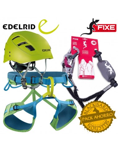 pack ferrata 3 elementos - edelrid/fixe