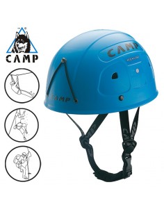 rockstar light blue - casco versátil y sólido (53-62 cm) - camp