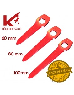 pack 3 pitón universal duro brassiero (60+80+100mm) - kop de gas