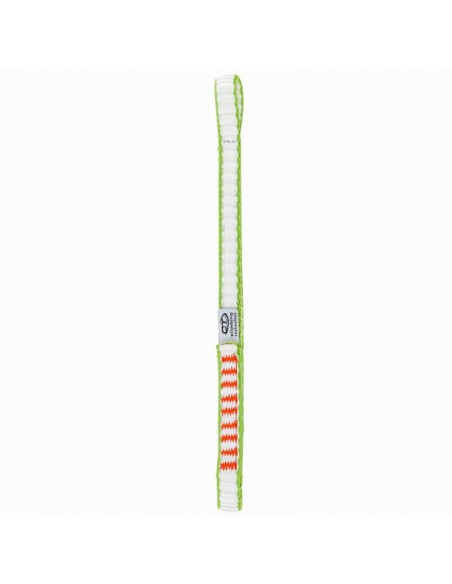 extender dyneema 22 cm (blanco-verde-naranja) - cinta express dyneema - climbing technology