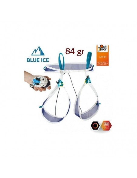 pack casco sirocco (blanco) + arnés choucas light - petzl/blue ice