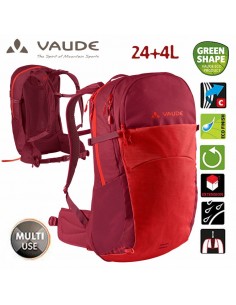 wizard 24+4 (mars red) - mochila de trekking - vaude
