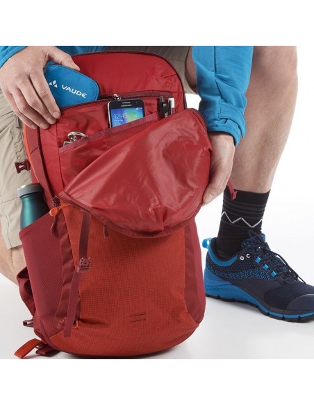 wizard 24+4 (mars red) - mochila de trekking - vaude