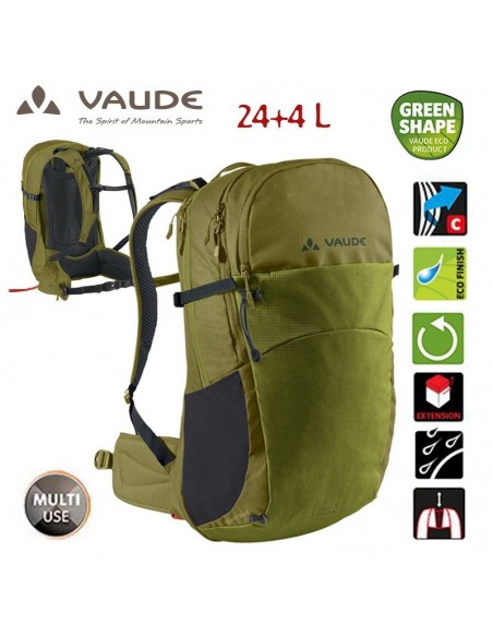 wizard 24+4 (mars red) - mochila de trekking - vaude