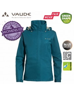 escape light jacket women (blue sapphire) - chaqueta impermeable 2 capas - vaude