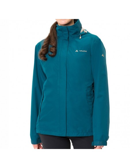 escape light jacket women (blue sapphire) - chaqueta impermeable 2 capas - vaude