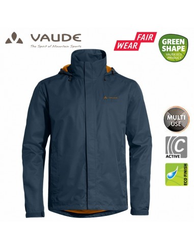 escape light jacket (dark sea) - chaqueta impermeable 2 capas - vaude