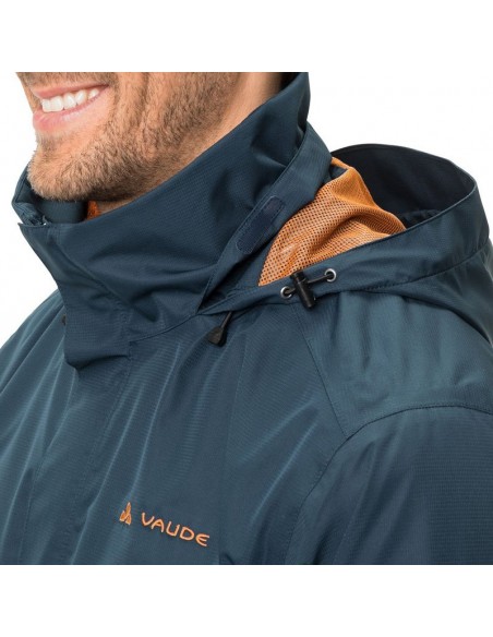 escape light jacket (dark sea) - chaqueta impermeable 2 capas - vaude