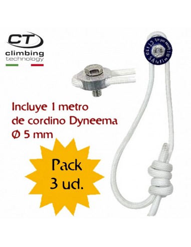 pack 3 caving anchorage - anclaje para espeleología - climbing technology