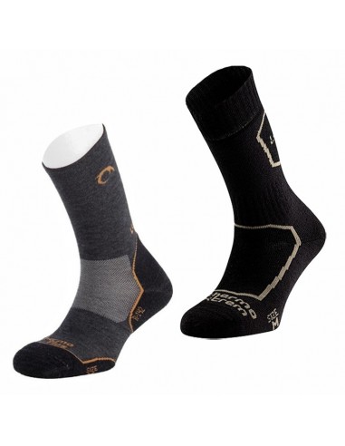 agres + malvina - pack 2 calcetines térmicos con lana merino - lurbel