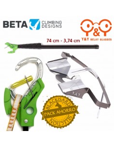 Pack Caña extensible de chapar + gafas asegurar - Beta Stick / Y and Y