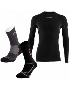 pack 2 pares de calcetines y camiseta térmica - lurbel 2