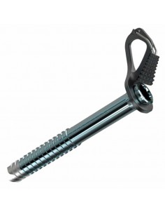 aero lite 19 cm (grey) - tornillo de hielo ultraligero con manivela - blue ice 2