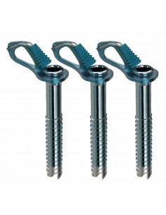 pack 3 aero lite 16 cm - tornillos de hielo - blue ice 2