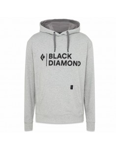 m stacked logo hoody (nickel heather) - sudadera - black diamond 2