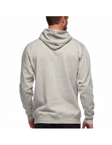 m stacked logo hoody (nickel heather) - sudadera - black diamond