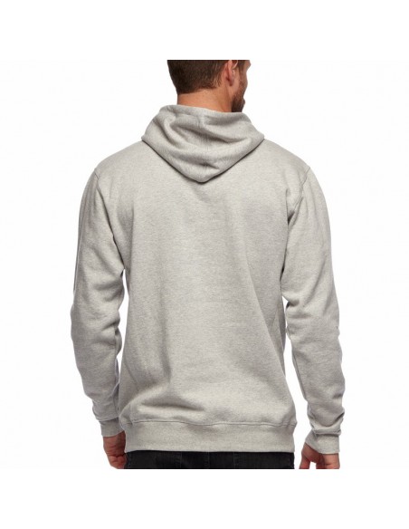 m stacked logo hoody (nickel heather) - sudadera - black diamond