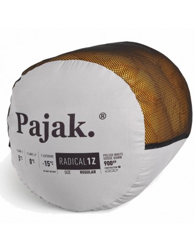 radical 1z regular ultralight (gold) - saco de dormir de pluma - pajak