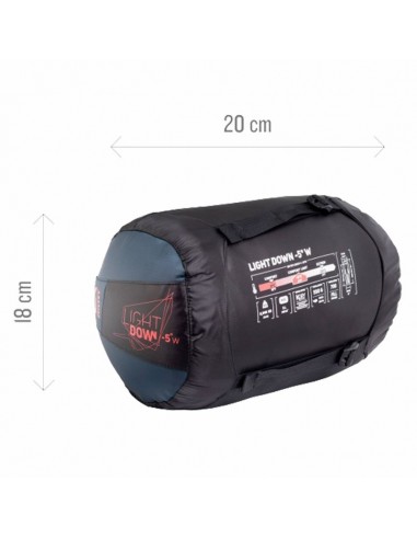 light down -5º women - saco de pluma - millet