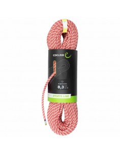 roseg dry 8,3 mm 60 m (roja) - cuerda doble - edelrid 2
