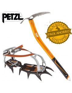 pack summit evo + vasak - pack alpinismo clásico - petzl