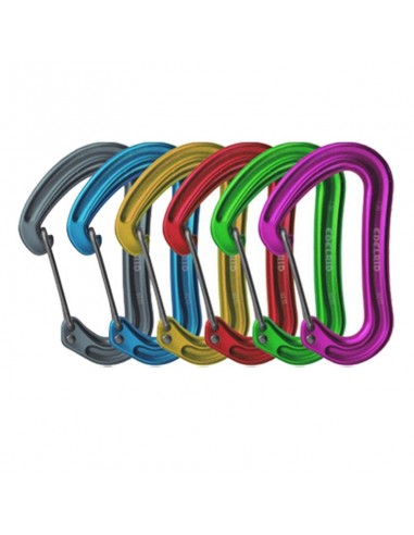 pack alien cams revolution + juego de 6 mosquetones ultraligeros del mismo color - alien cam / edelrid