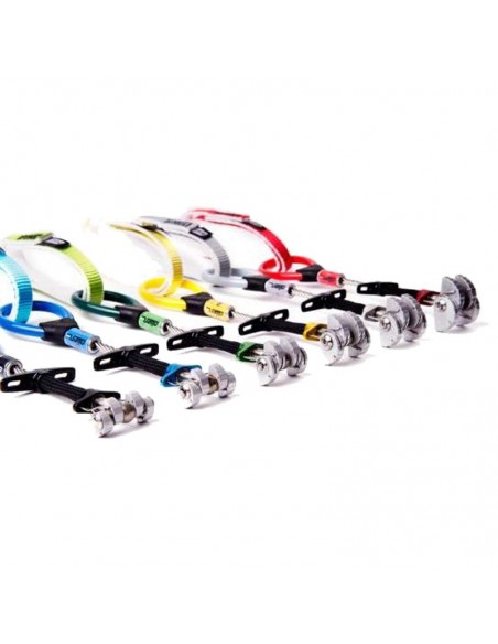 pack alien cams revolution + juego de 6 mosquetones ultraligeros del mismo color - alien cam / edelrid