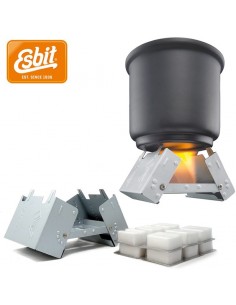 pocket stove large - hornillo plegable de pastillas - esbit