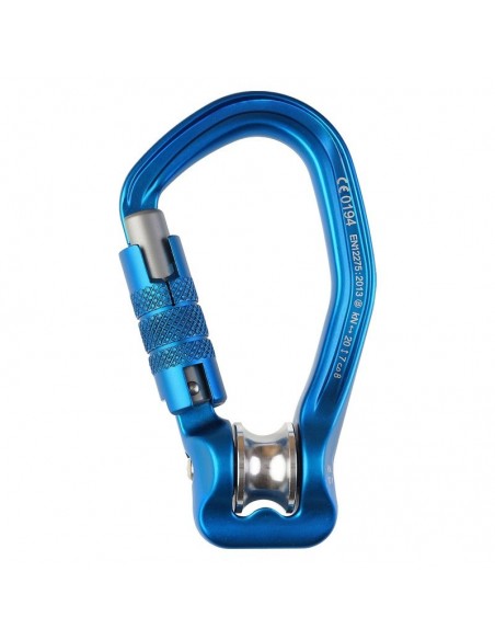 biner trilock pulley - mosquetón con polea - lacd