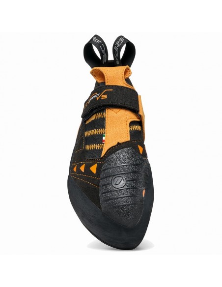 instinct vs (black) - pie de gato agresivo con velcro para hombre - scarpa