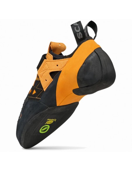 instinct vs (black) - pie de gato agresivo con velcro para hombre - scarpa