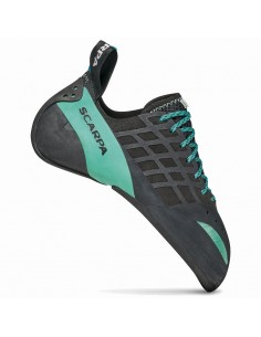 instinct w (black-aqua) - pie de gato agresivo con cordones para mujer - scarpa 2