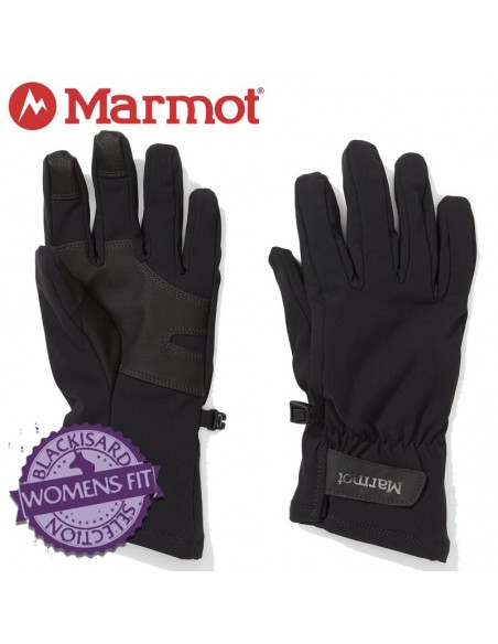 slydda women softshell glove - guantes softshell mujer - marmot