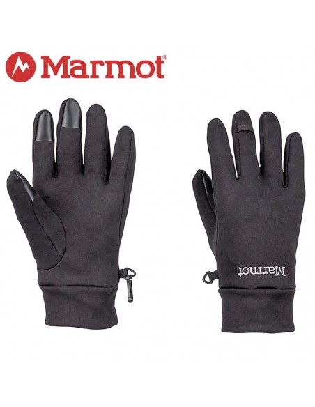 power stretch connect glove - guantes térmicos con touch screen - marmot
